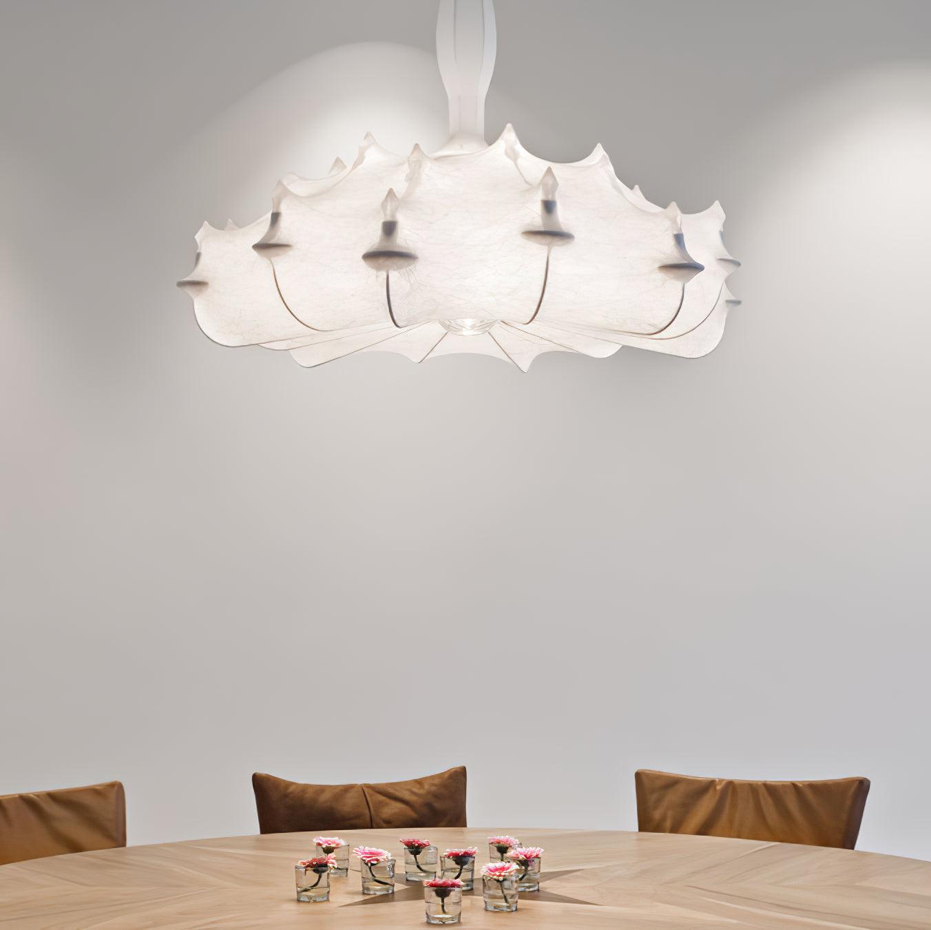 Marcel Lustra Lustre Cocoon Résine Cristal Éclat