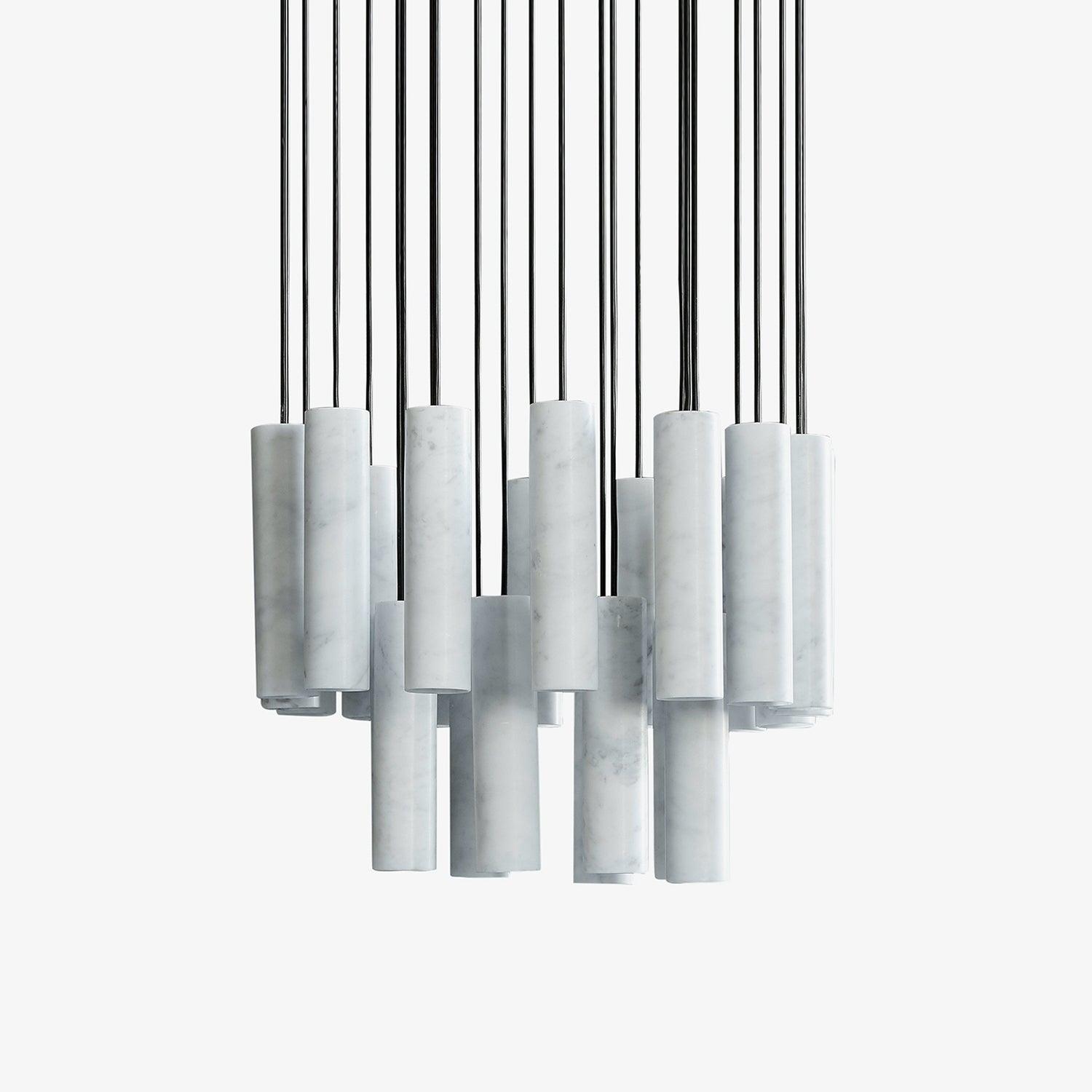 Nyxara Suspension Cluster Albâtre