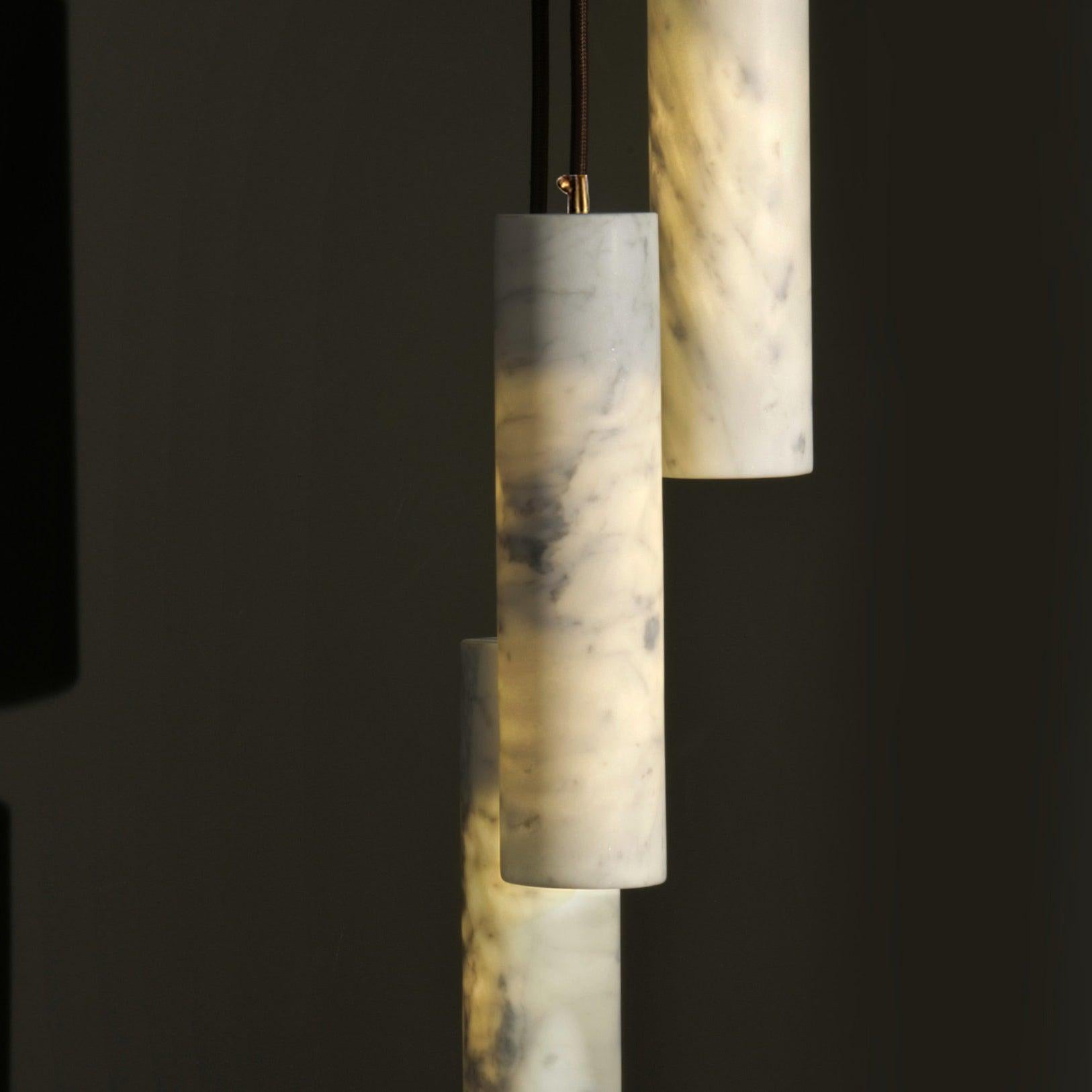 Nyxara Suspension Cluster Albâtre