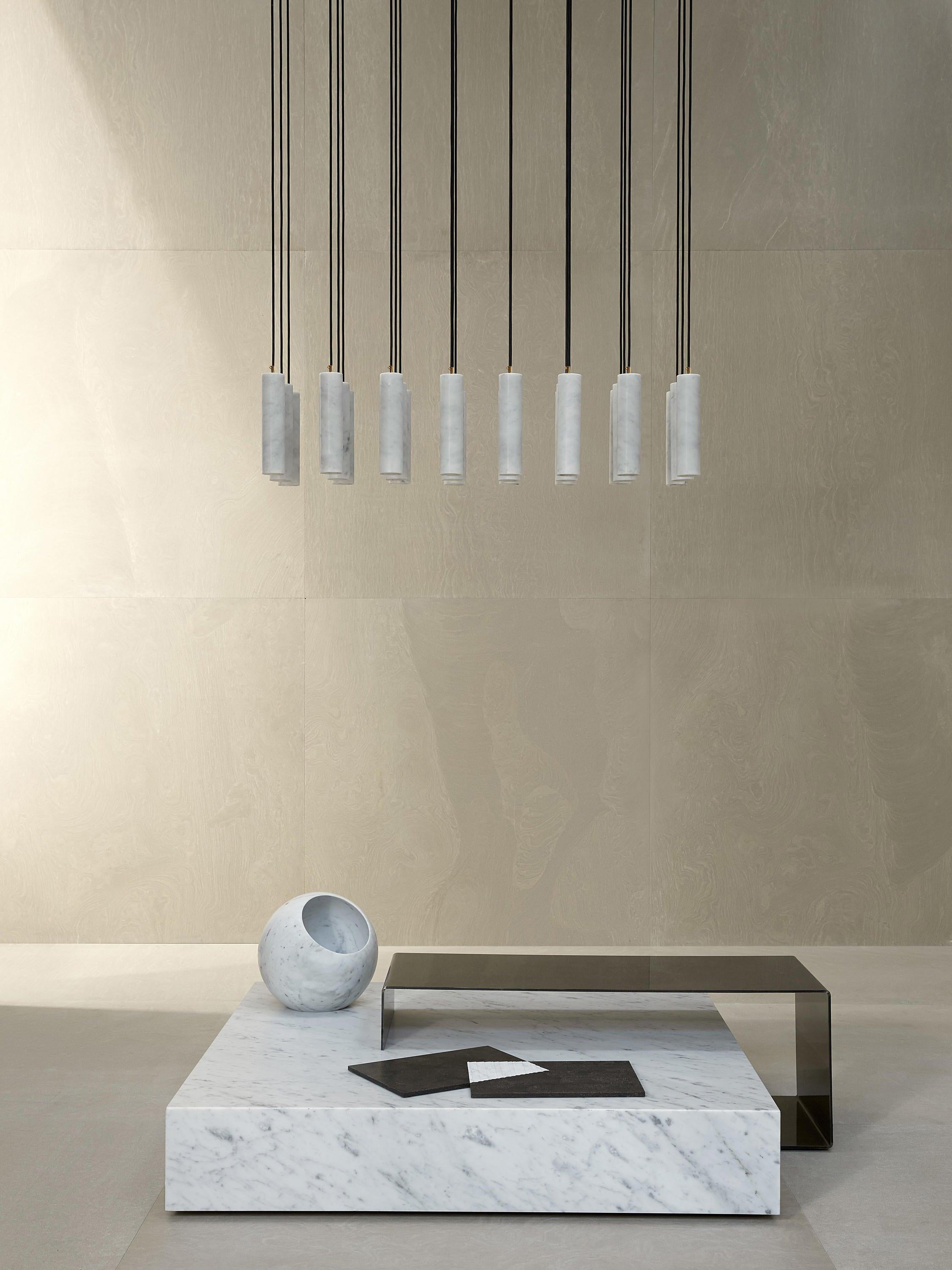 Nyxara Suspension Cluster Albâtre
