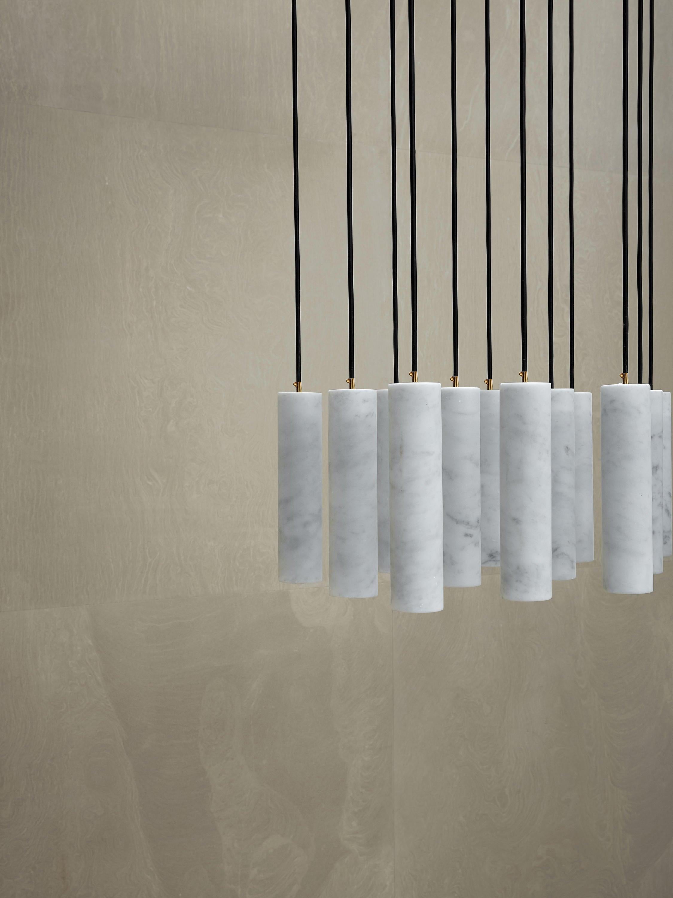 Nyxara Suspension Cluster Albâtre
