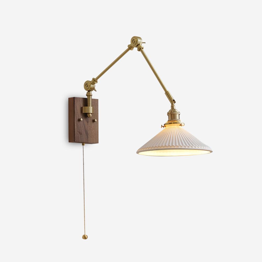 Sona Applique Murale Vintage en Noyer