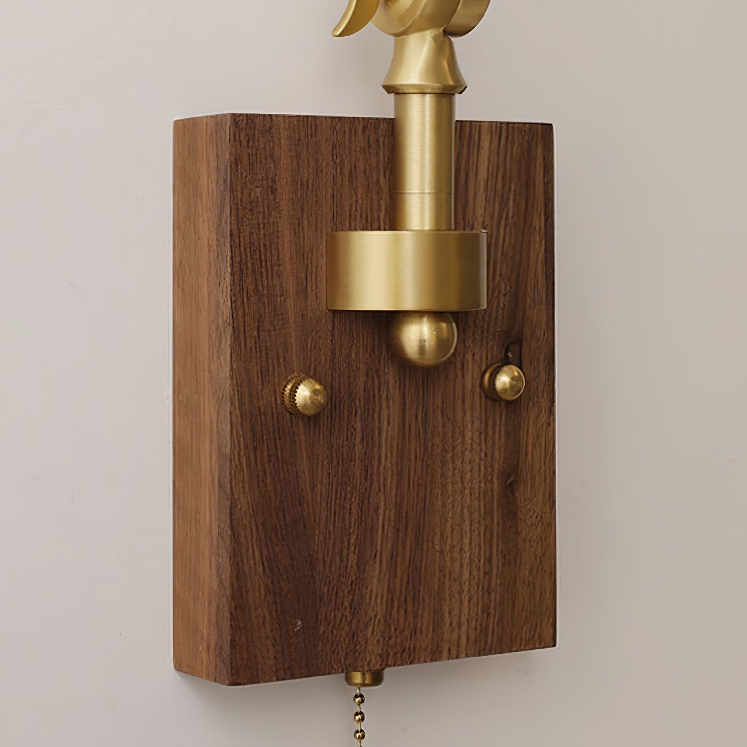 Sona Applique Murale Vintage en Noyer