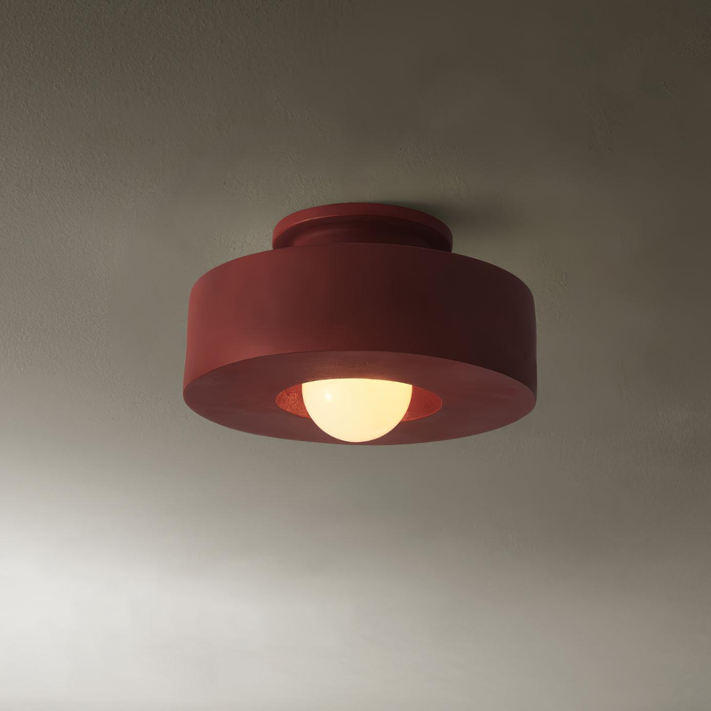 Lustra Plafonnier Simon Résine Cylindrique