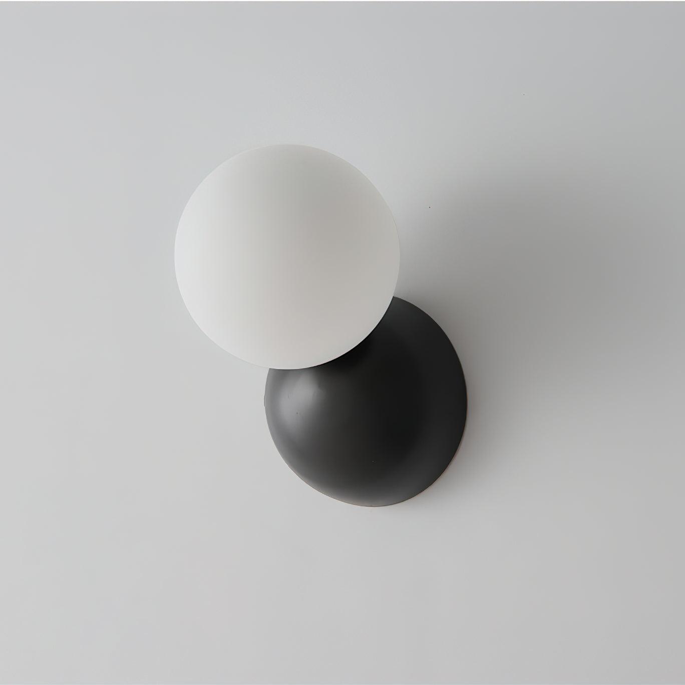 Lysola Sphère Verre Laiton Applique Lumière