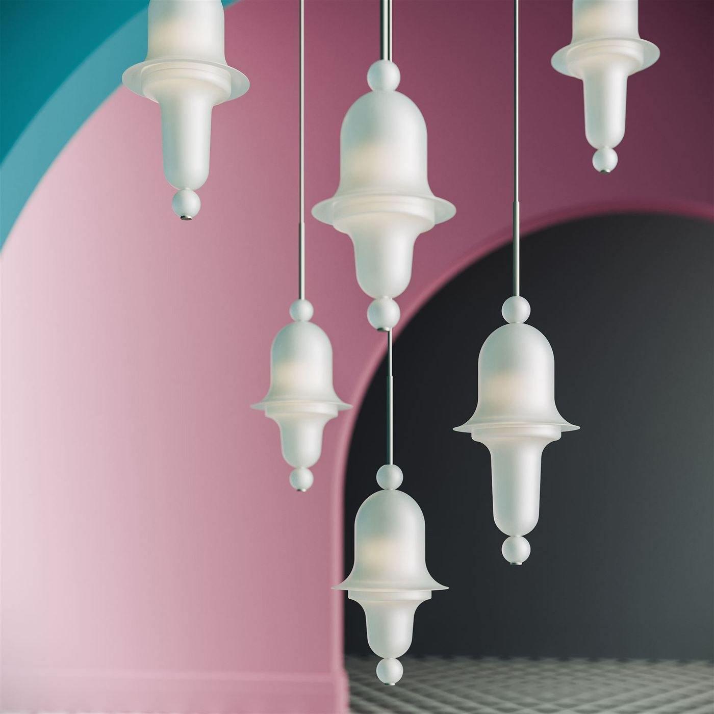 Calaeus Suspension en Verre Art Nordique pour Salon