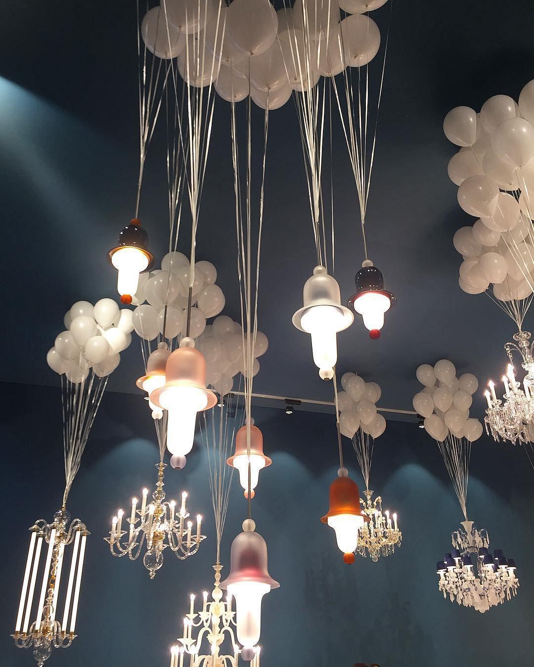 Calaeus Suspension en Verre Art Nordique pour Salon