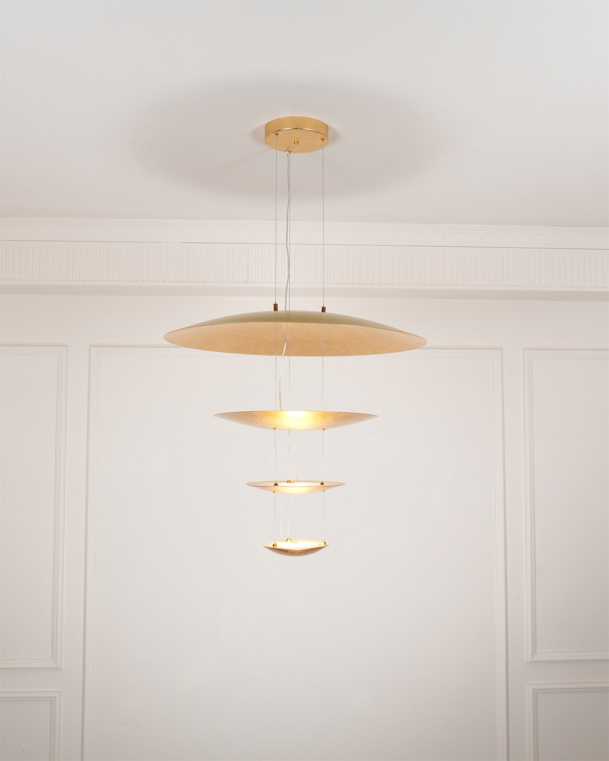 Erliris Suspension Métallique de Luxe Postmoderne