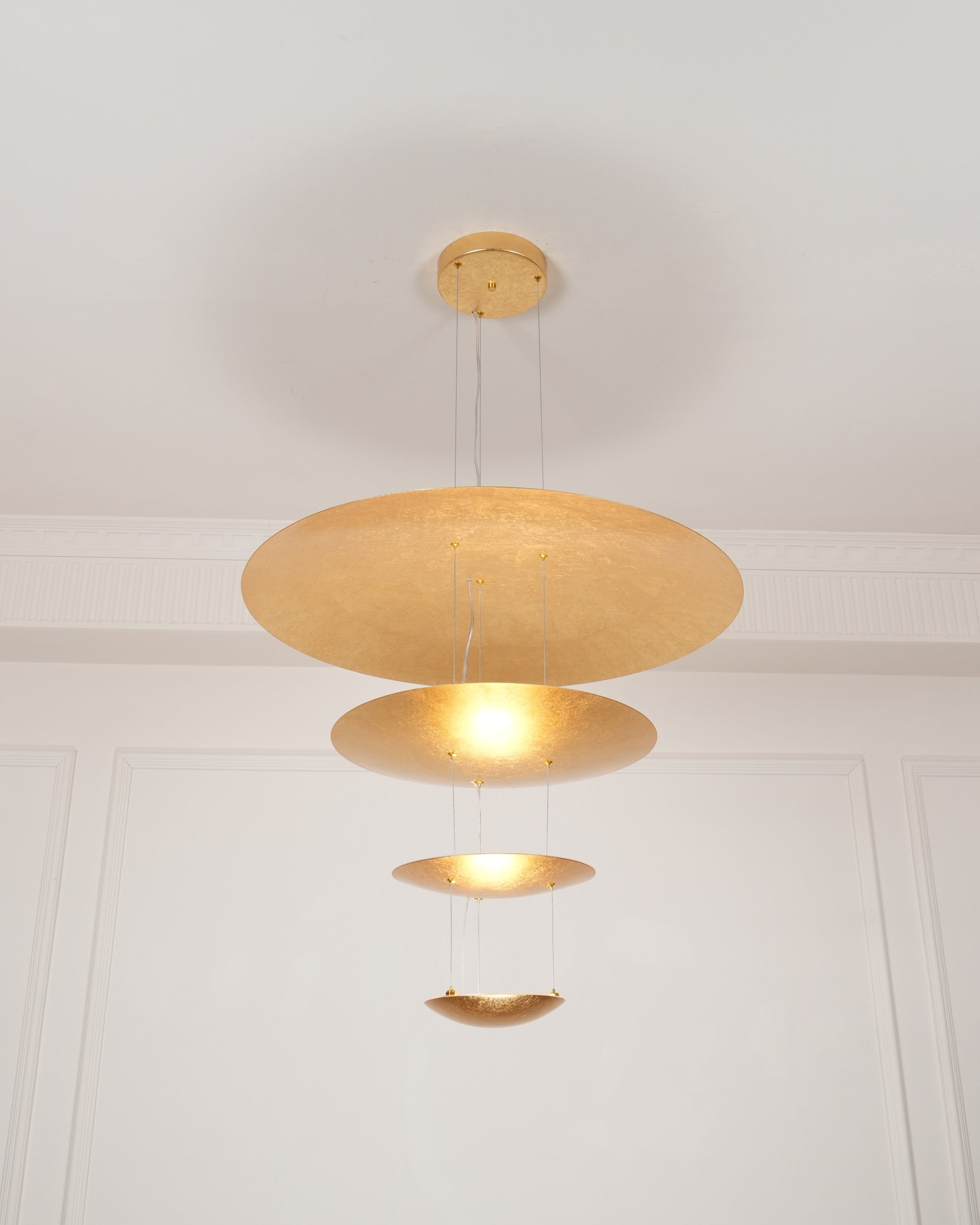 Erliris Suspension Métallique de Luxe Postmoderne