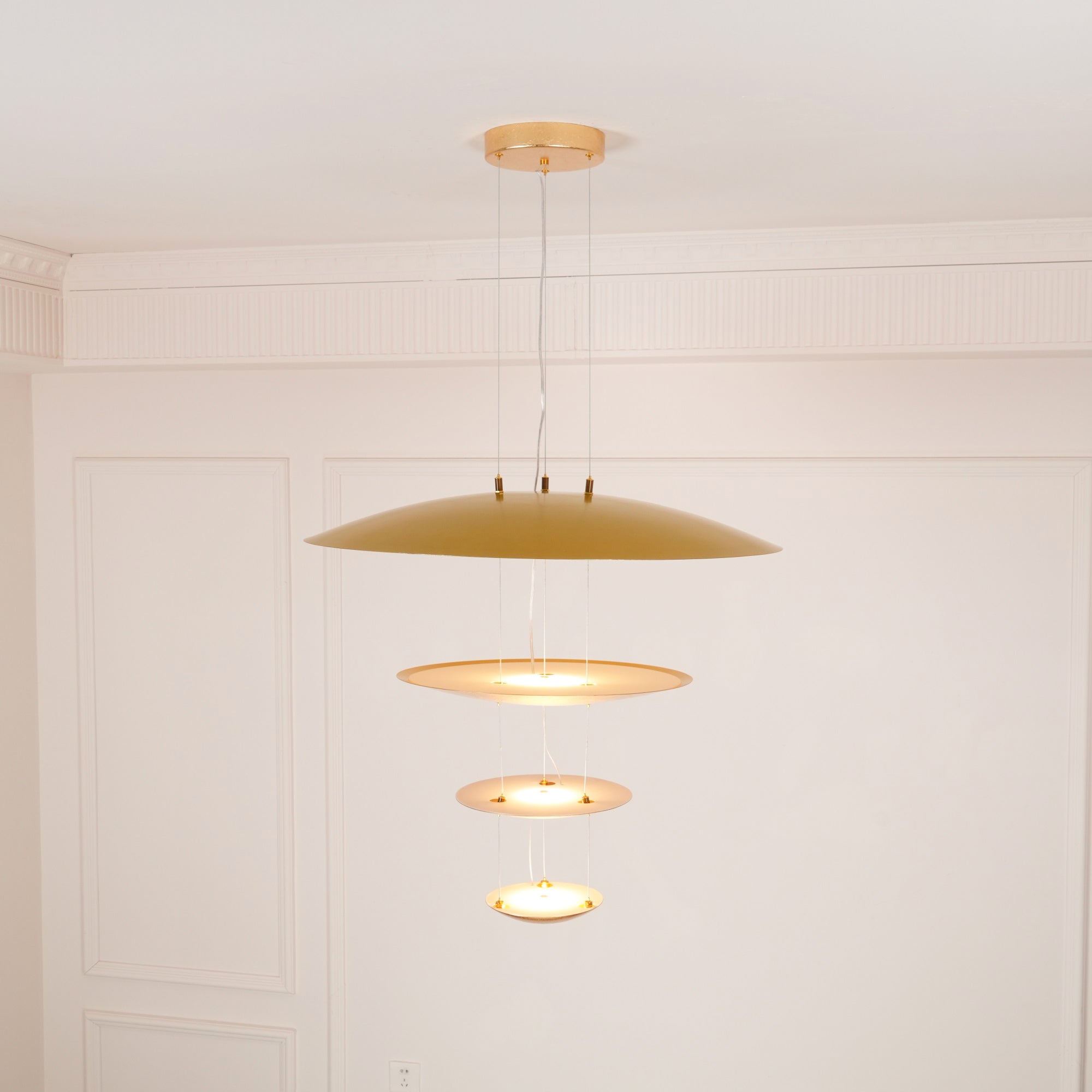 Erliris Suspension Métallique de Luxe Postmoderne