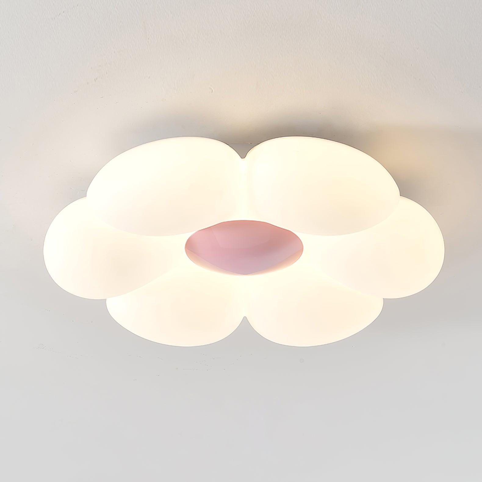 Solara Plafonnier Fleur à Six Pétales pour Chambre d'Enfant