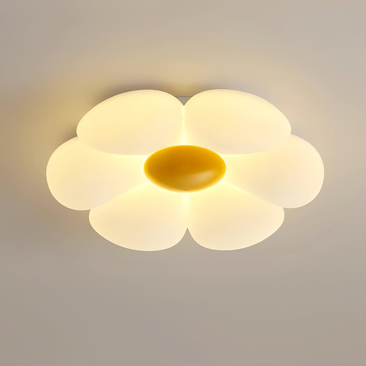 Solara Plafonnier Fleur à Six Pétales pour Chambre d'Enfant