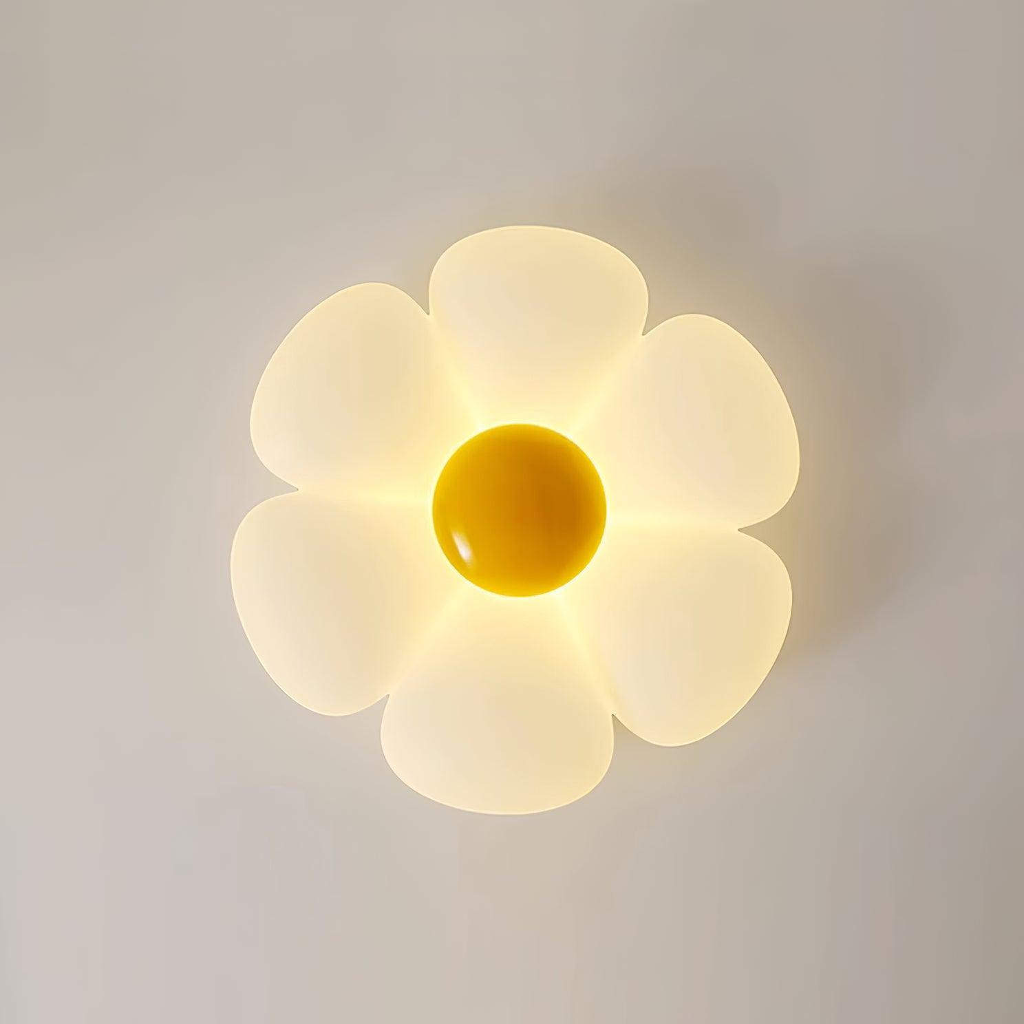 Solara Plafonnier Fleur à Six Pétales pour Chambre d'Enfant