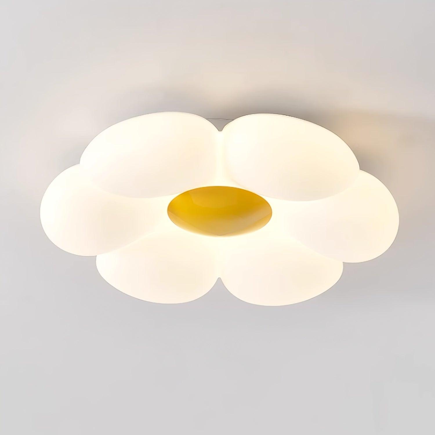 Solara Plafonnier Fleur à Six Pétales pour Chambre d'Enfant