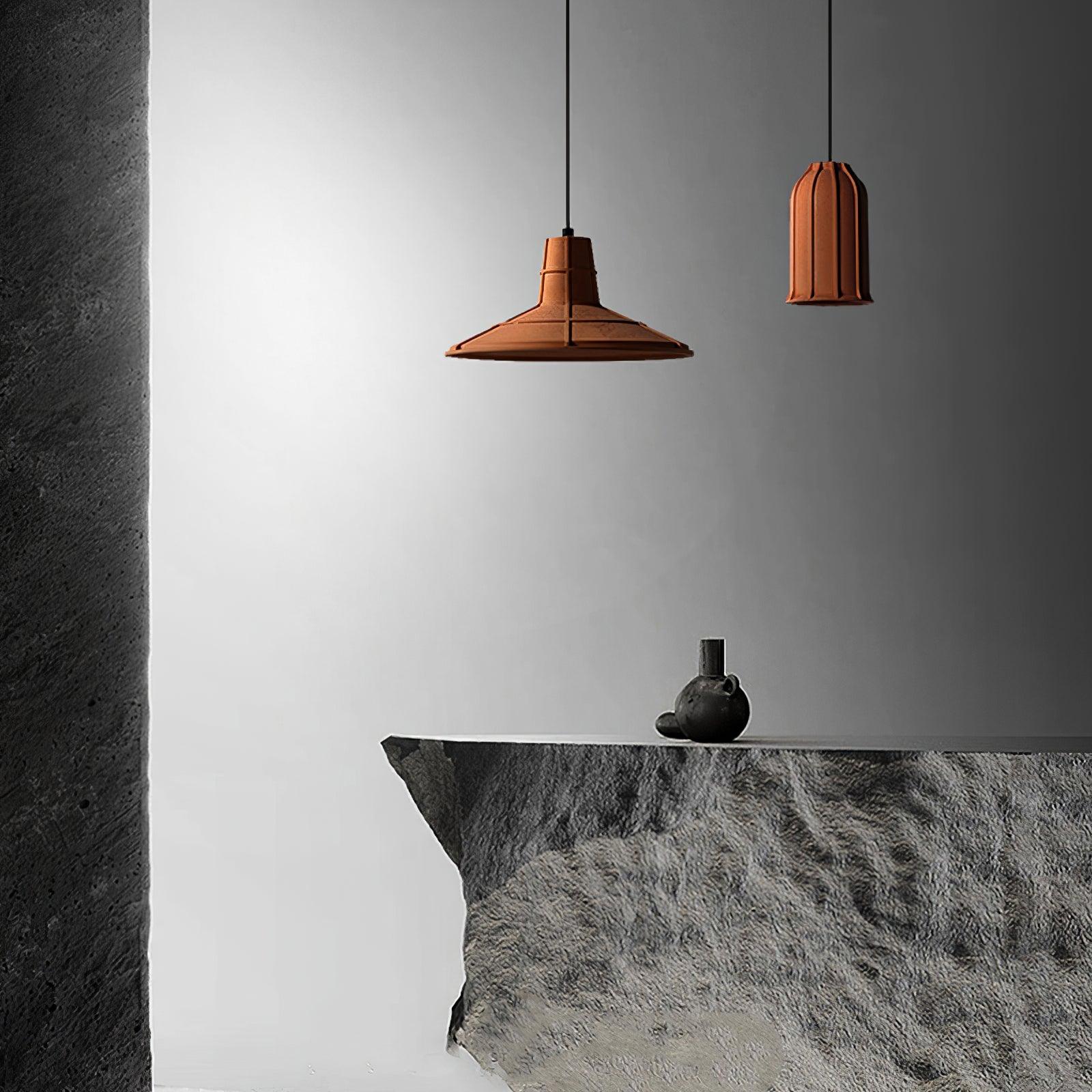 Marnie Suspension Moderne en Ciment