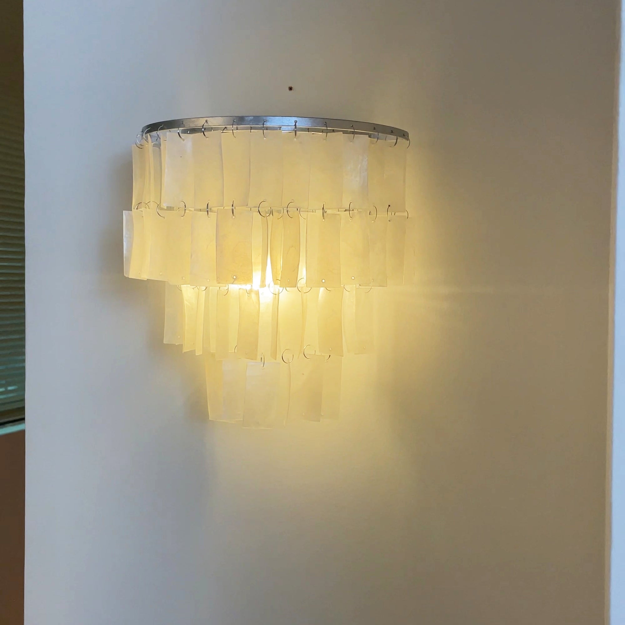Vidoros Applique murale de luxe postmoderne à plusieurs niveaux en forme de coquillage