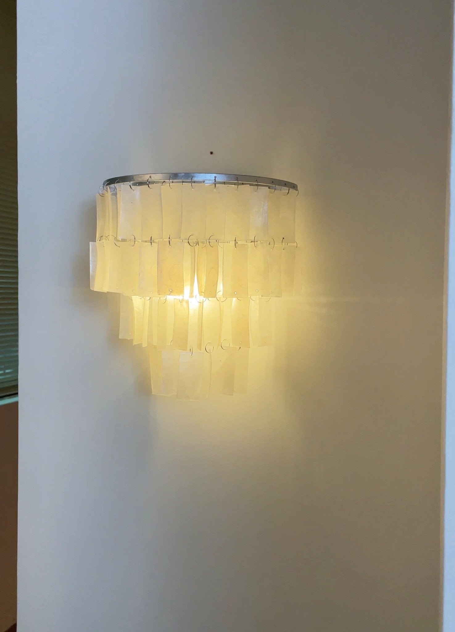 Vidoros Applique murale de luxe postmoderne à plusieurs niveaux en forme de coquillage