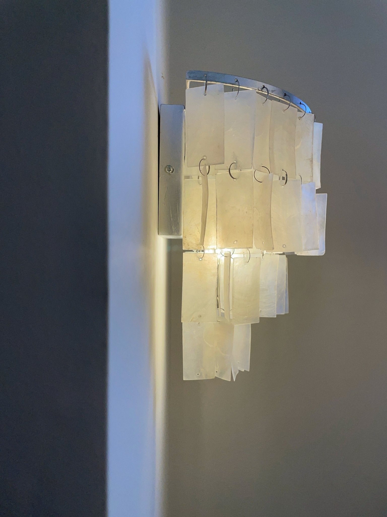 Vidoros Applique murale de luxe postmoderne à plusieurs niveaux en forme de coquillage