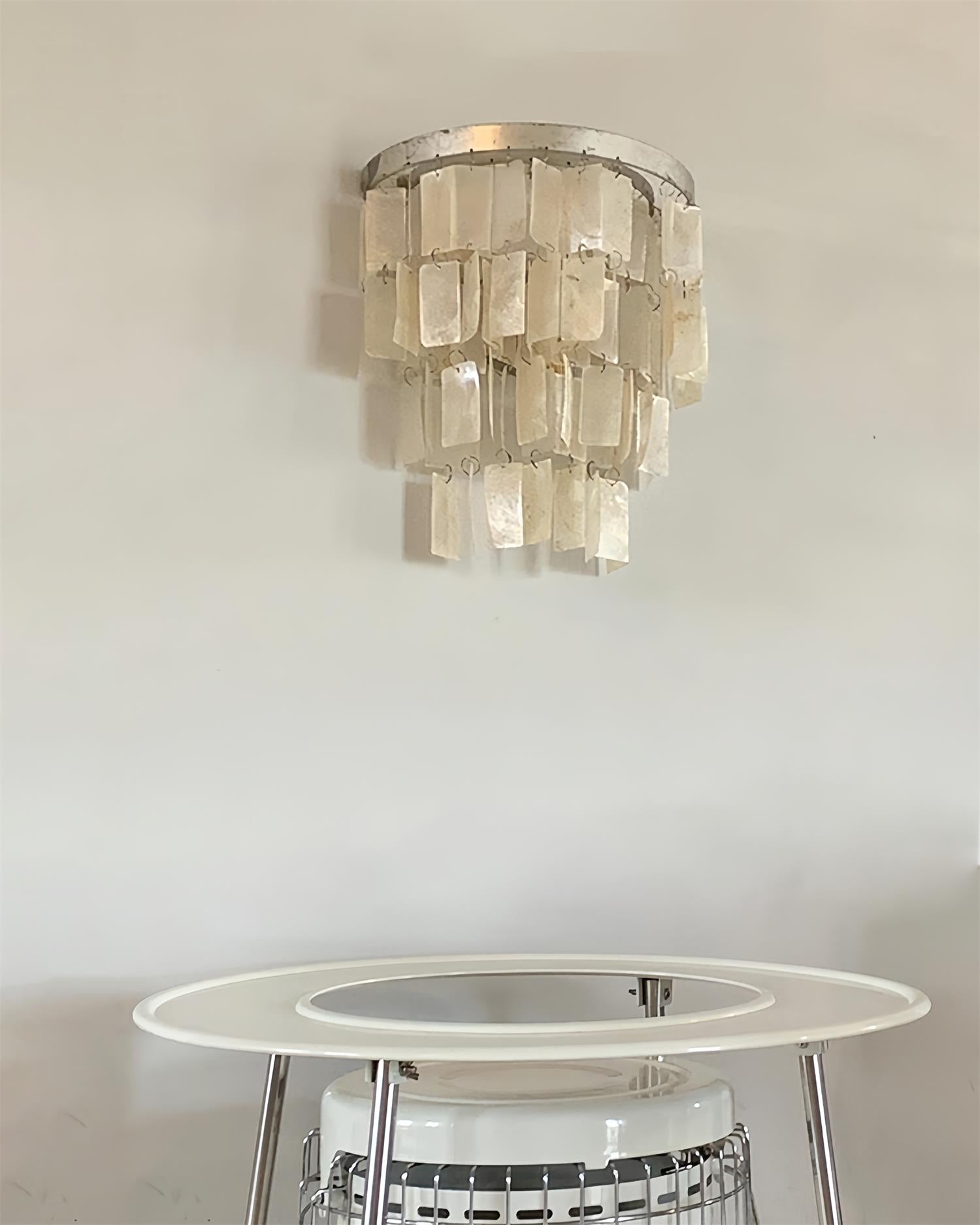 Vidoros Applique murale de luxe postmoderne à plusieurs niveaux en forme de coquillage