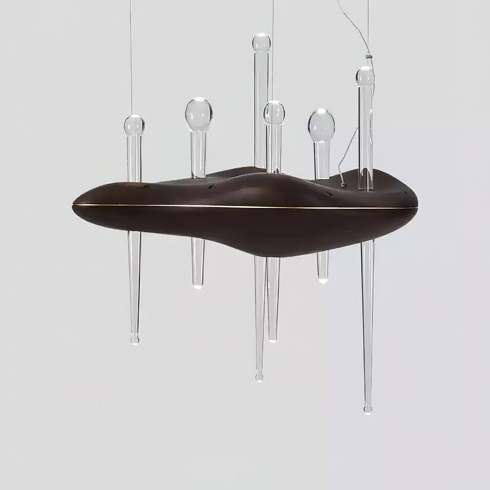 Umare Fantaisiste Chêne Verre Pendentif Lumière