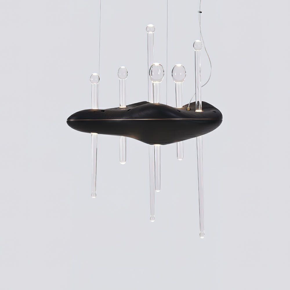 Umare Fantaisiste Chêne Verre Pendentif Lumière