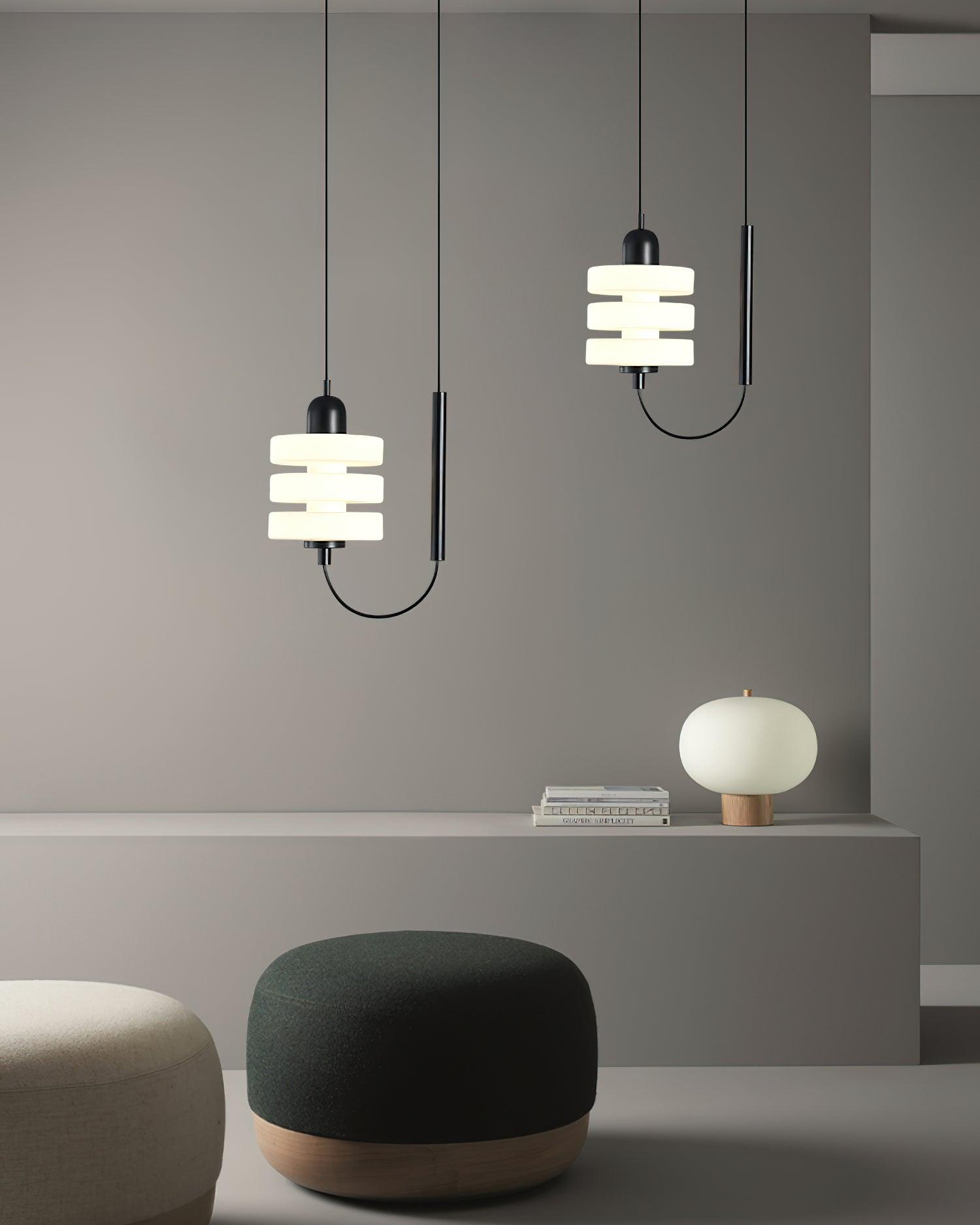 Axis Lampe Suspension Verre Moderne