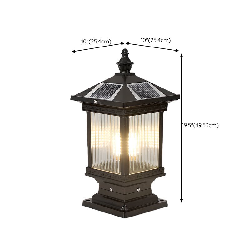 Ray Lumière Solaire Extérieure Métal Classique