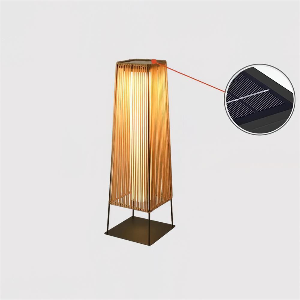 Solara Lampe de Poteau Extérieure à Lames Verticales