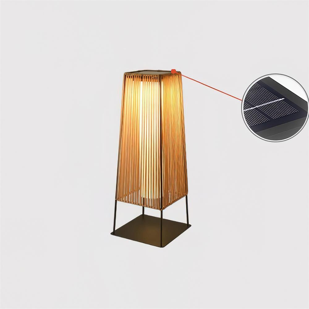 Solara Lampe de Poteau Extérieure à Lames Verticales
