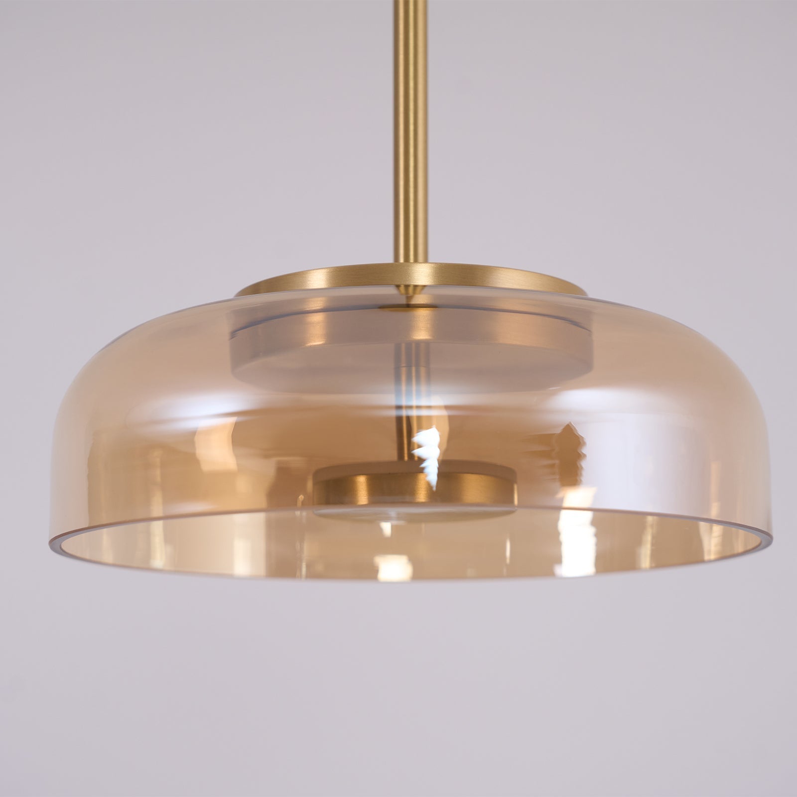 Lustra Suspension en Verre Transparent Élégante