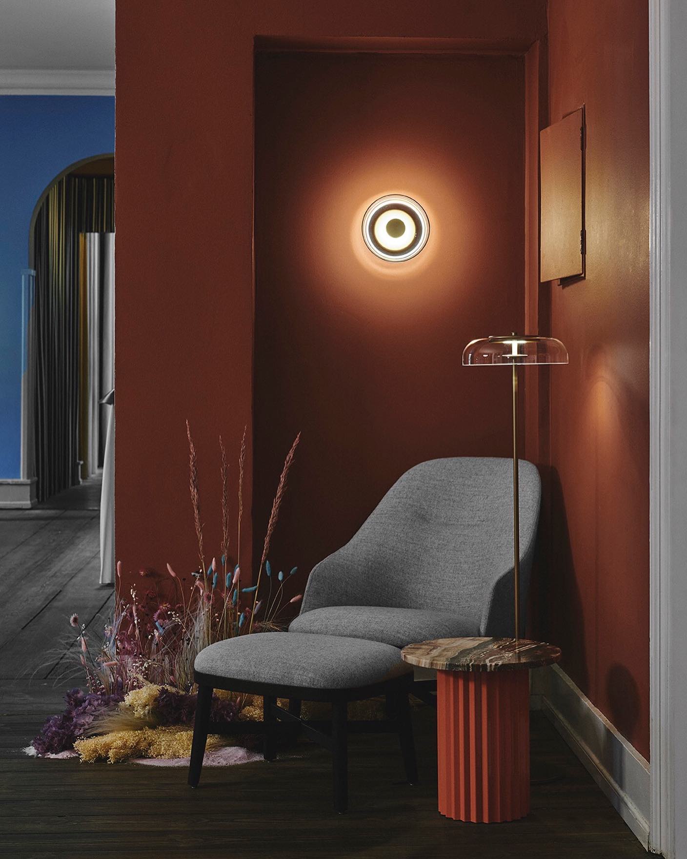 Crux Applique Murale Moderne Minimaliste en Laiton
