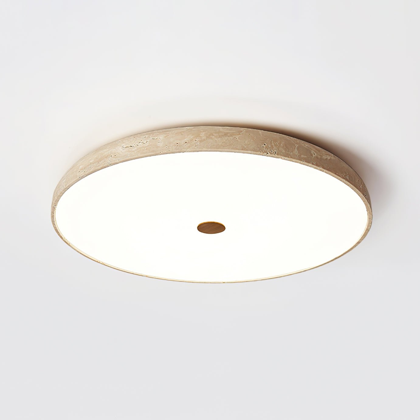 Orzoror Lumière de Plafond Minimaliste en Travertin