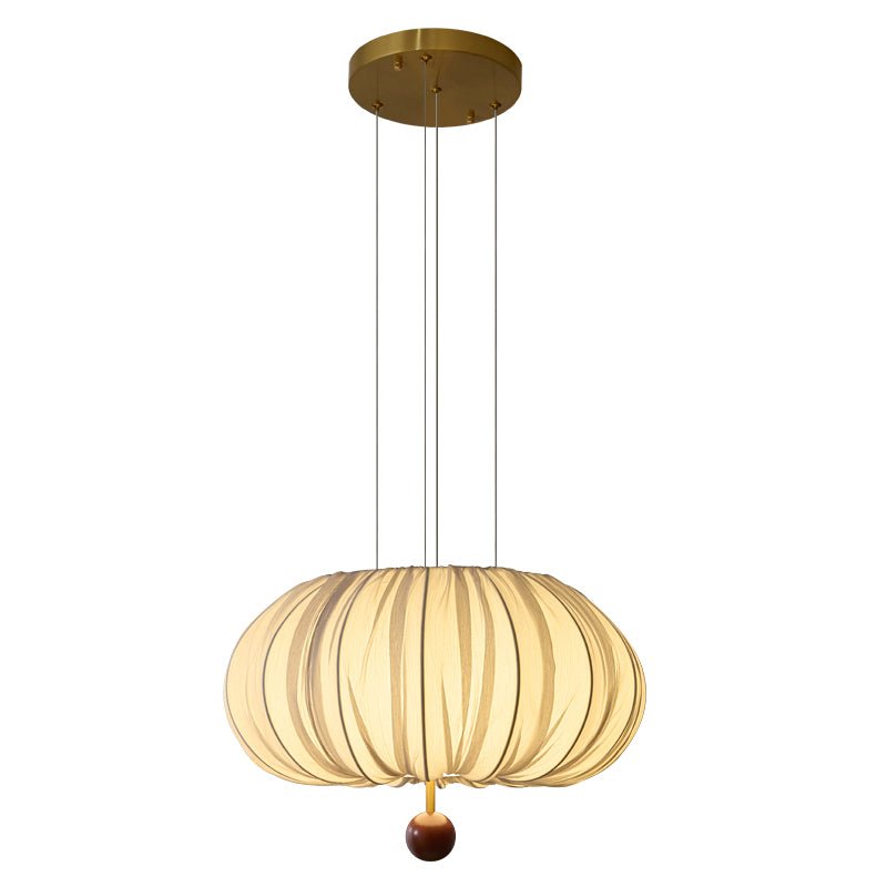 Vasilen Lampe Plafonnier Premium Art Nordic Ballon Bois Tissu