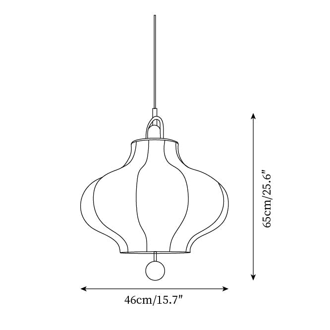 Suspension en Tissu Calira