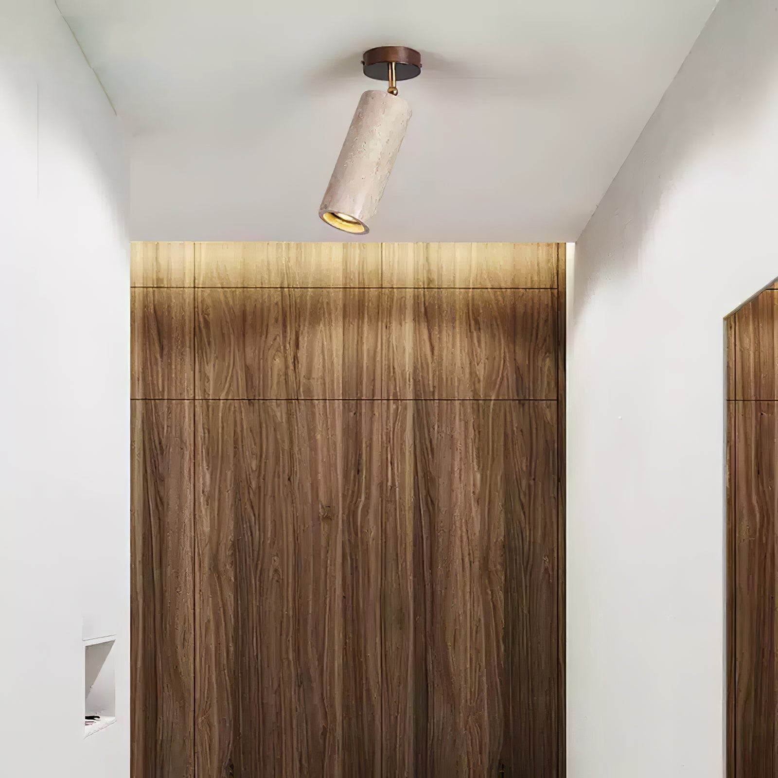 Mycaran Suspension Minimaliste en Travertin