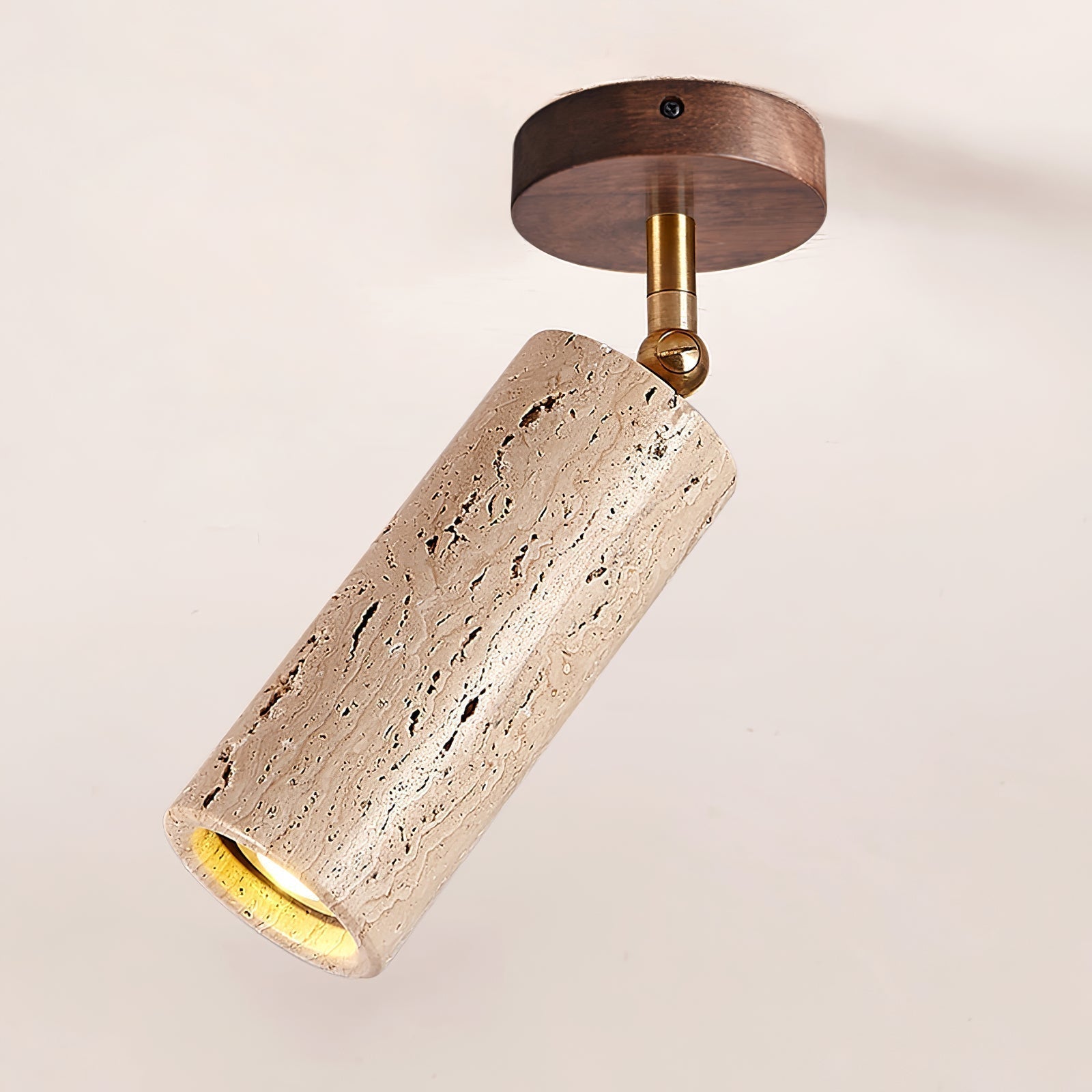 Mycaran Suspension Minimaliste en Travertin