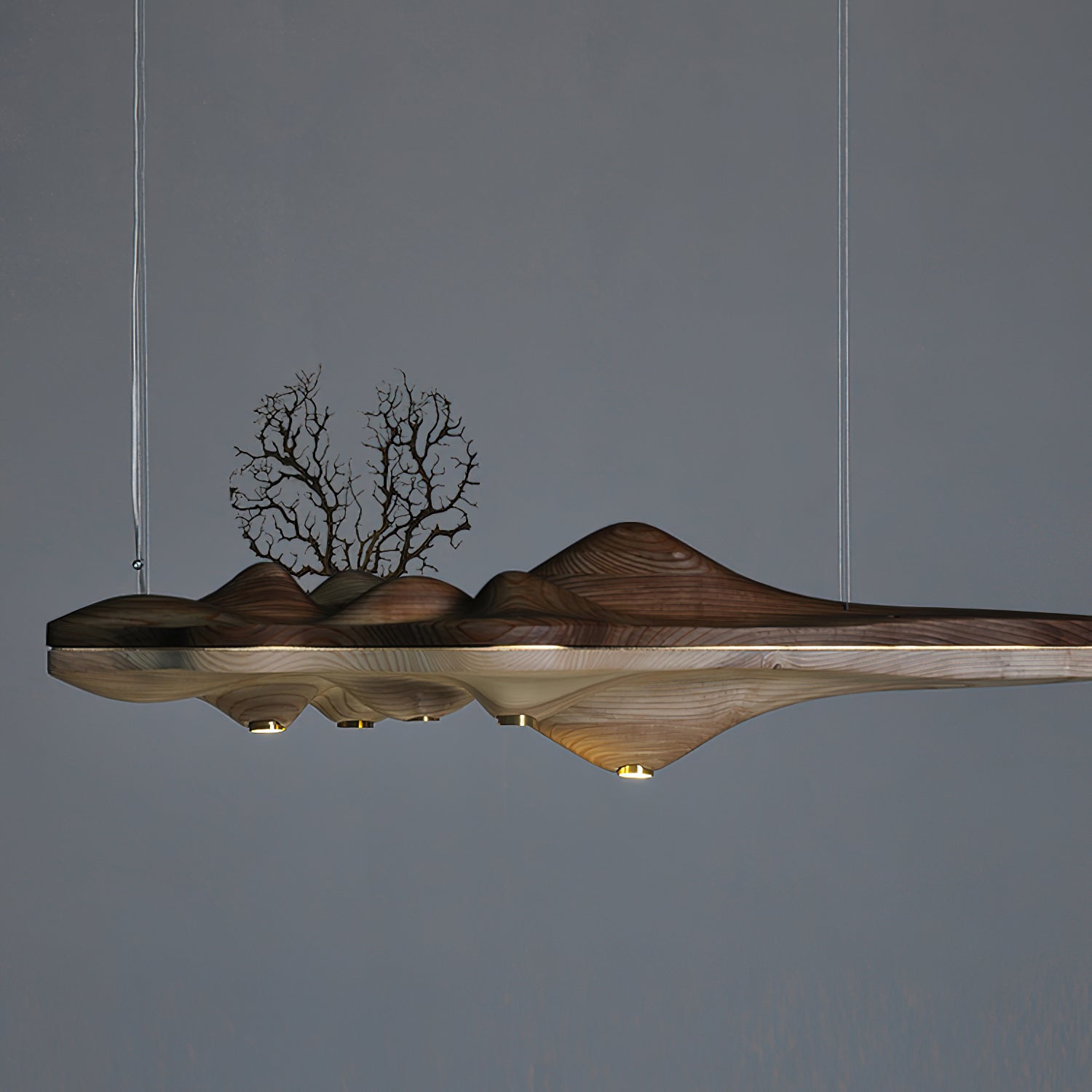 Etalyra Suspension en Bois Élégance Premium