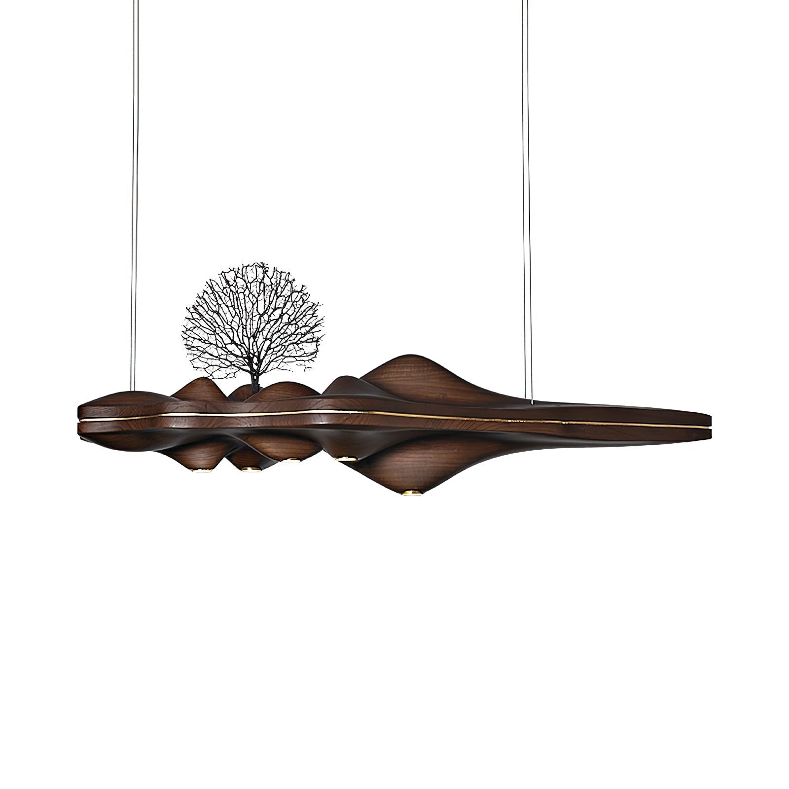 Etalyra Suspension en Bois Élégance Premium
