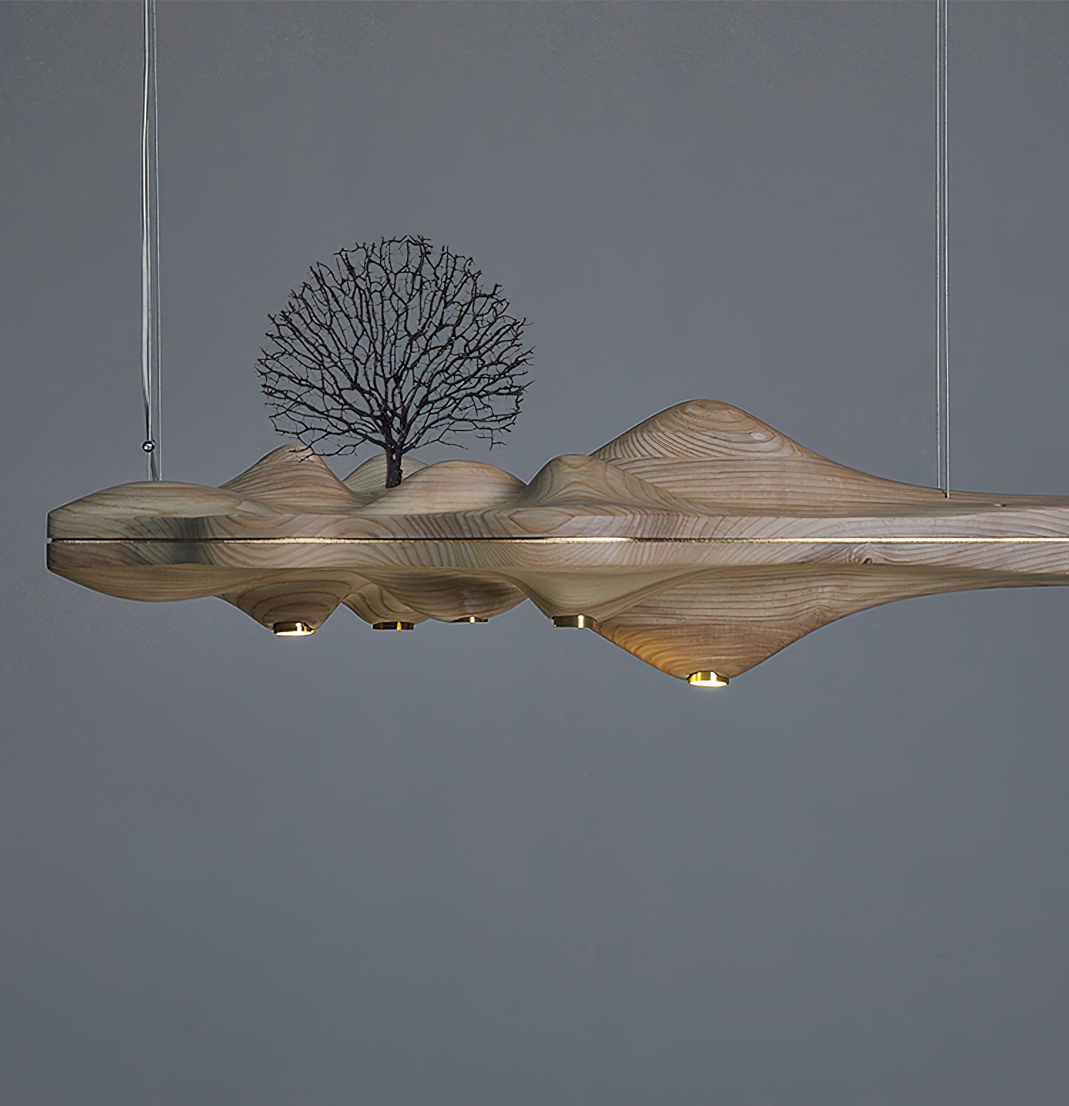 Etalyra Suspension en Bois Élégance Premium