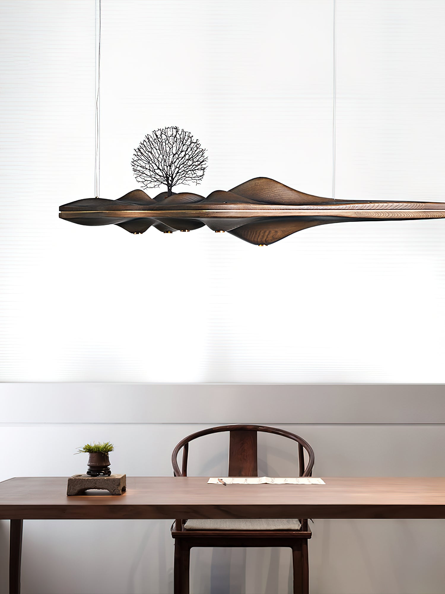 Etalyra Suspension en Bois Élégance Premium