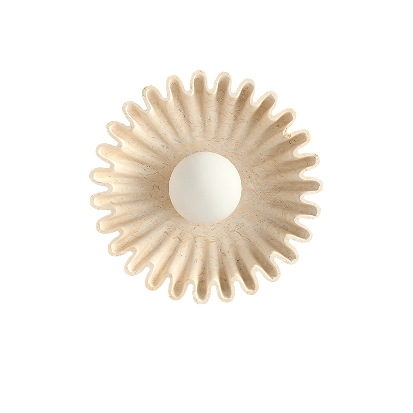 Sunray Applique Murale Rustique en Verre