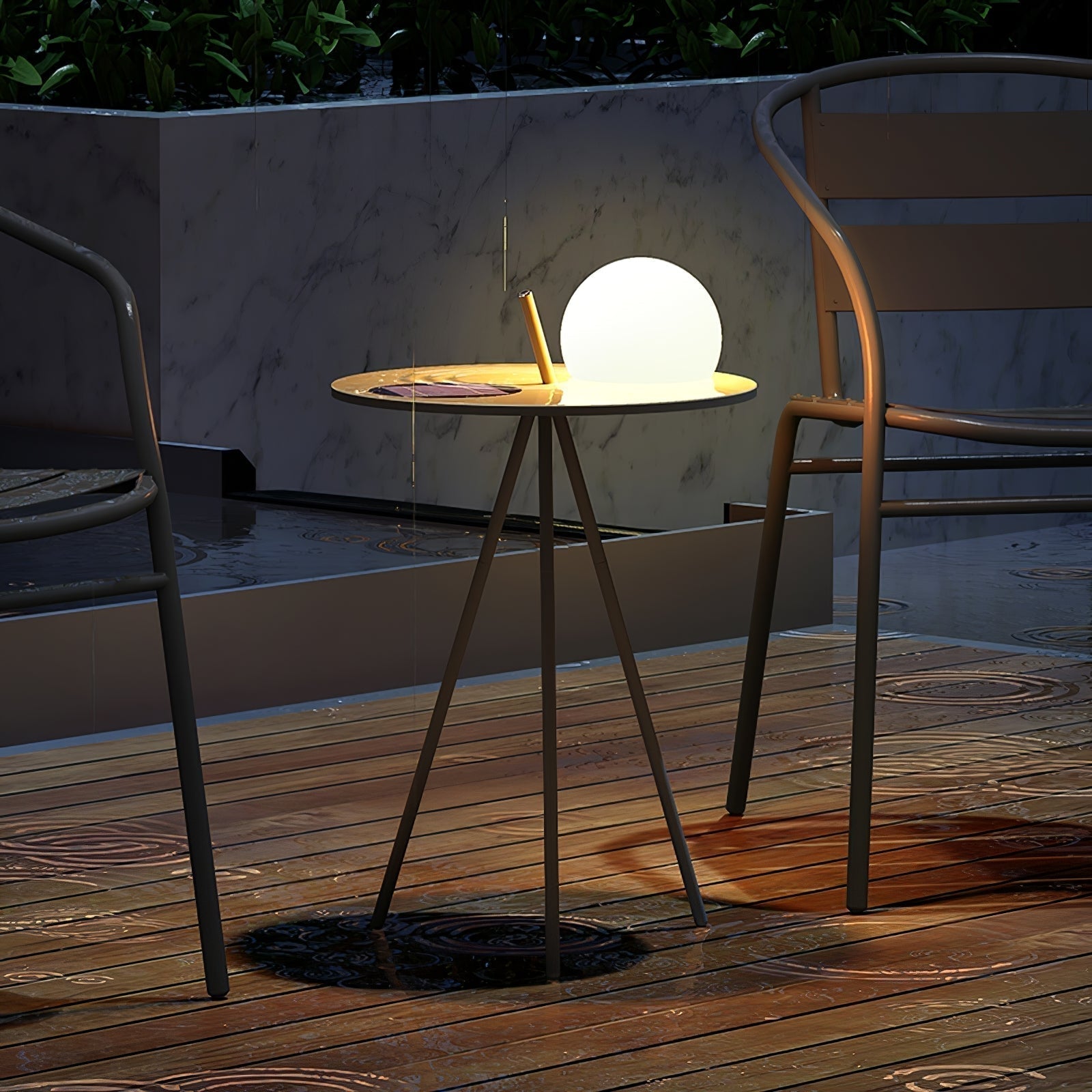 Ray Solar Tripod Outdoor  Table Floor Lamp