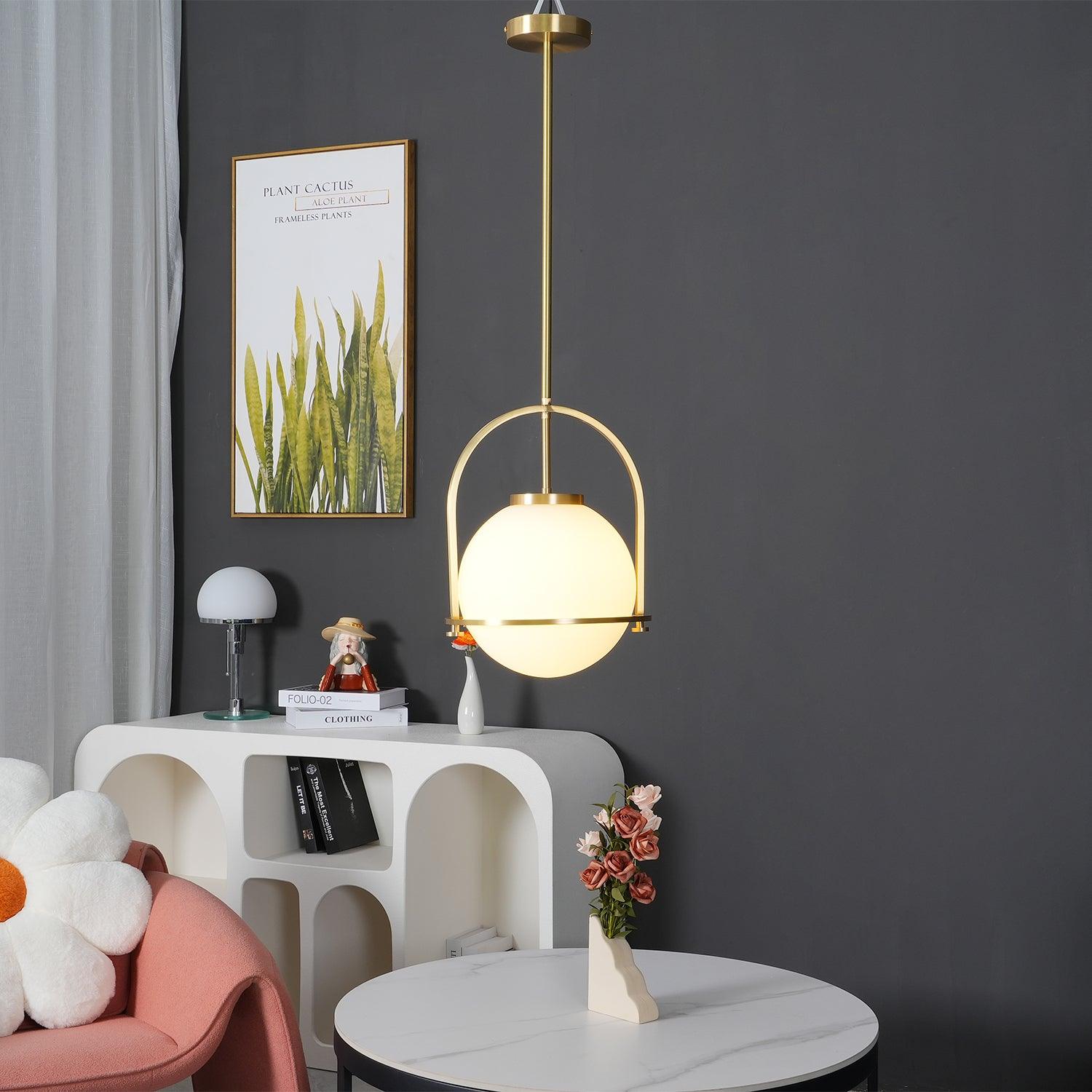 Obsidian Suspension en Verre Moderne