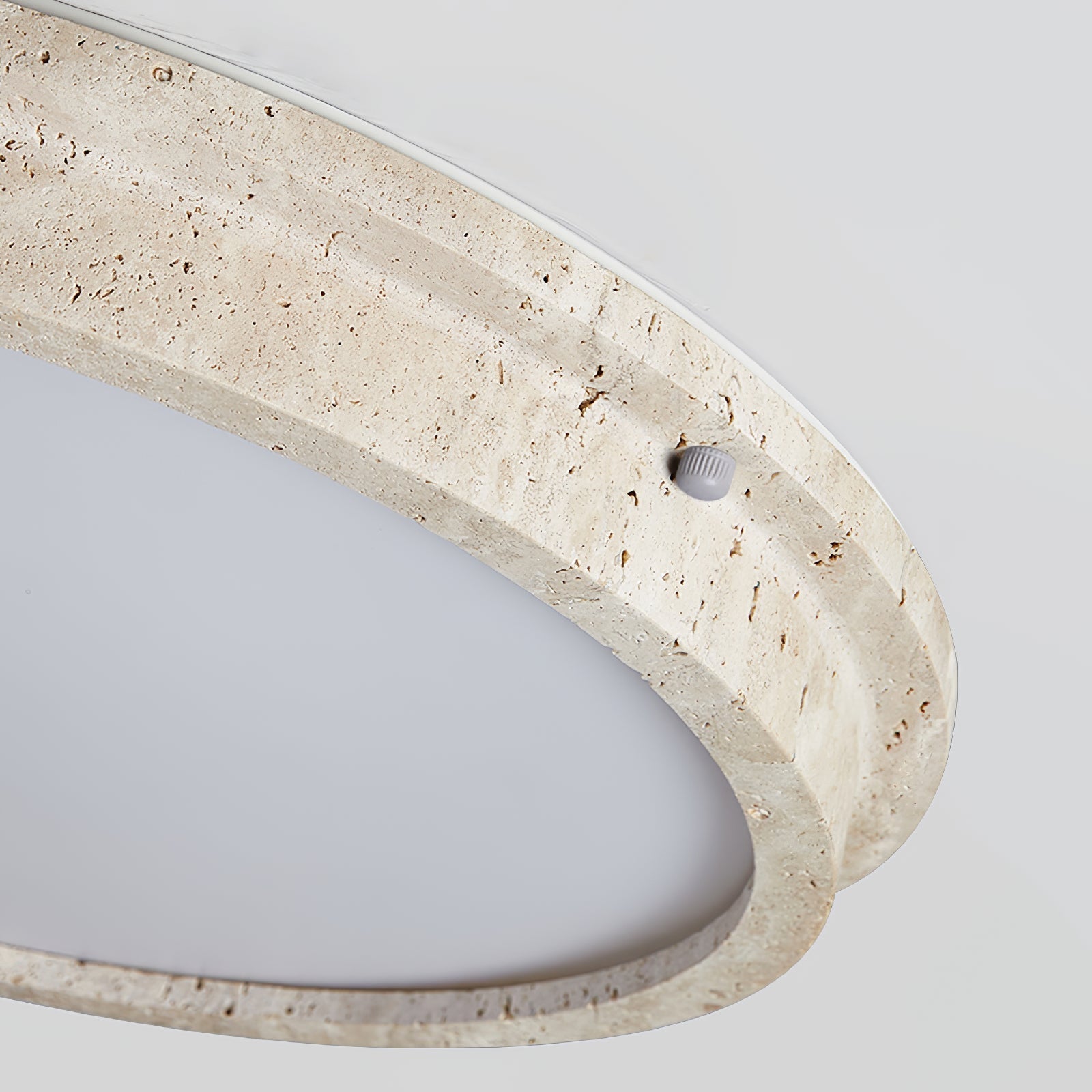 AltheionLumière de Plafond Élégante en Travertin