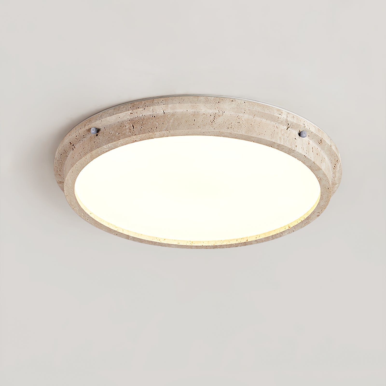 AltheionLumière de Plafond Élégante en Travertin