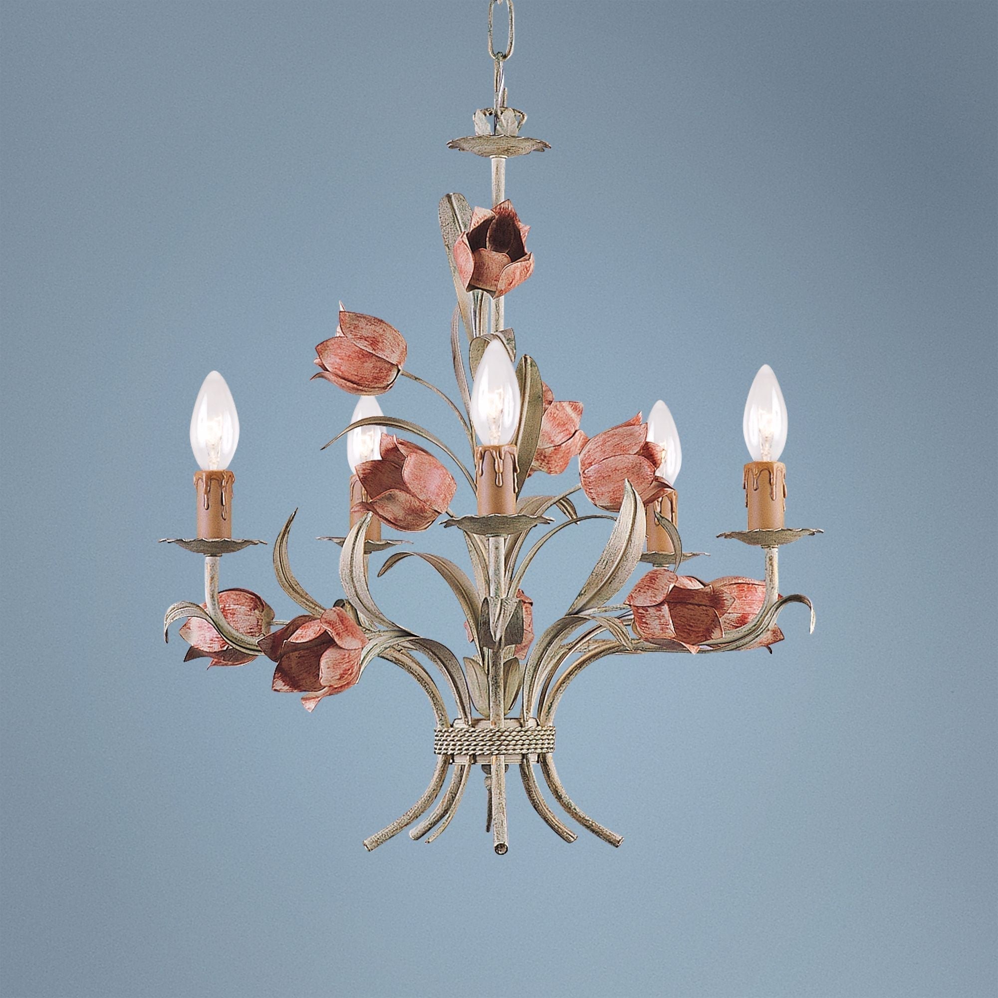 Cacaryra Classique Art Sage Rose Métal Lustre