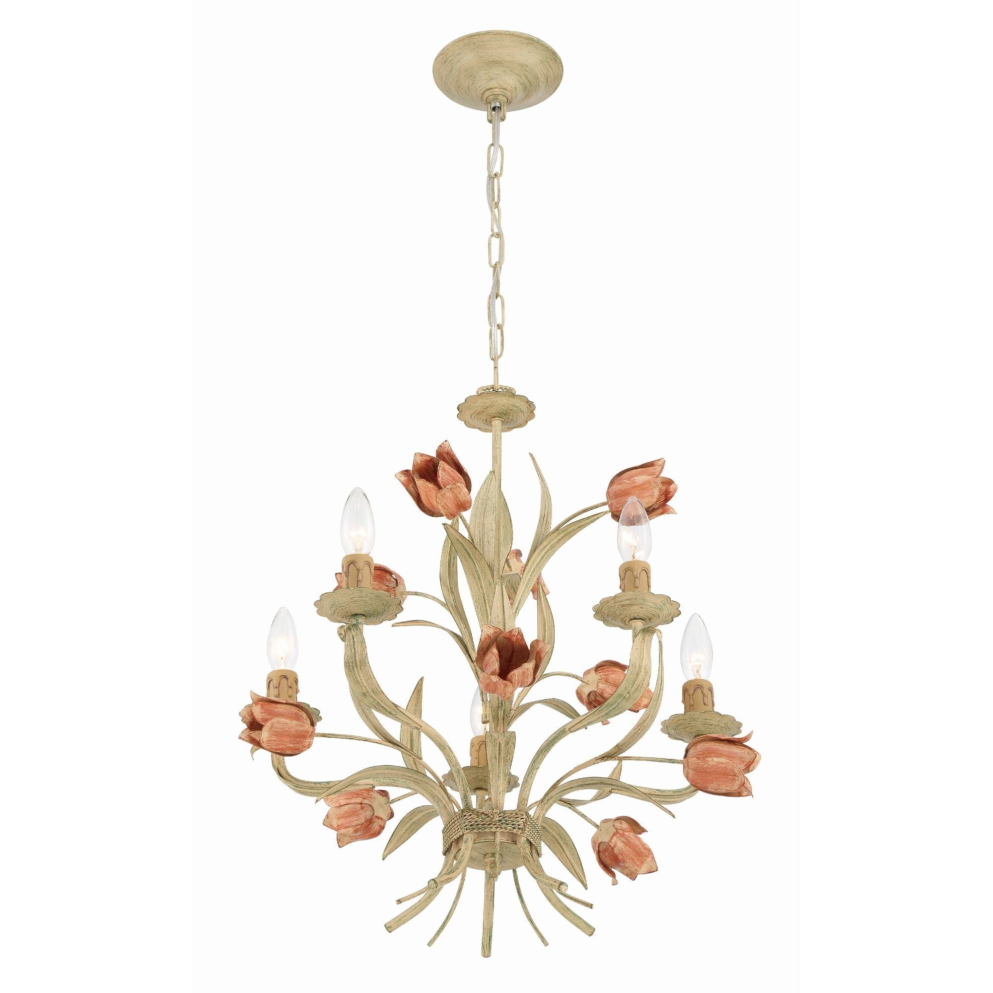 Cacaryra Classique Art Sage Rose Métal Lustre