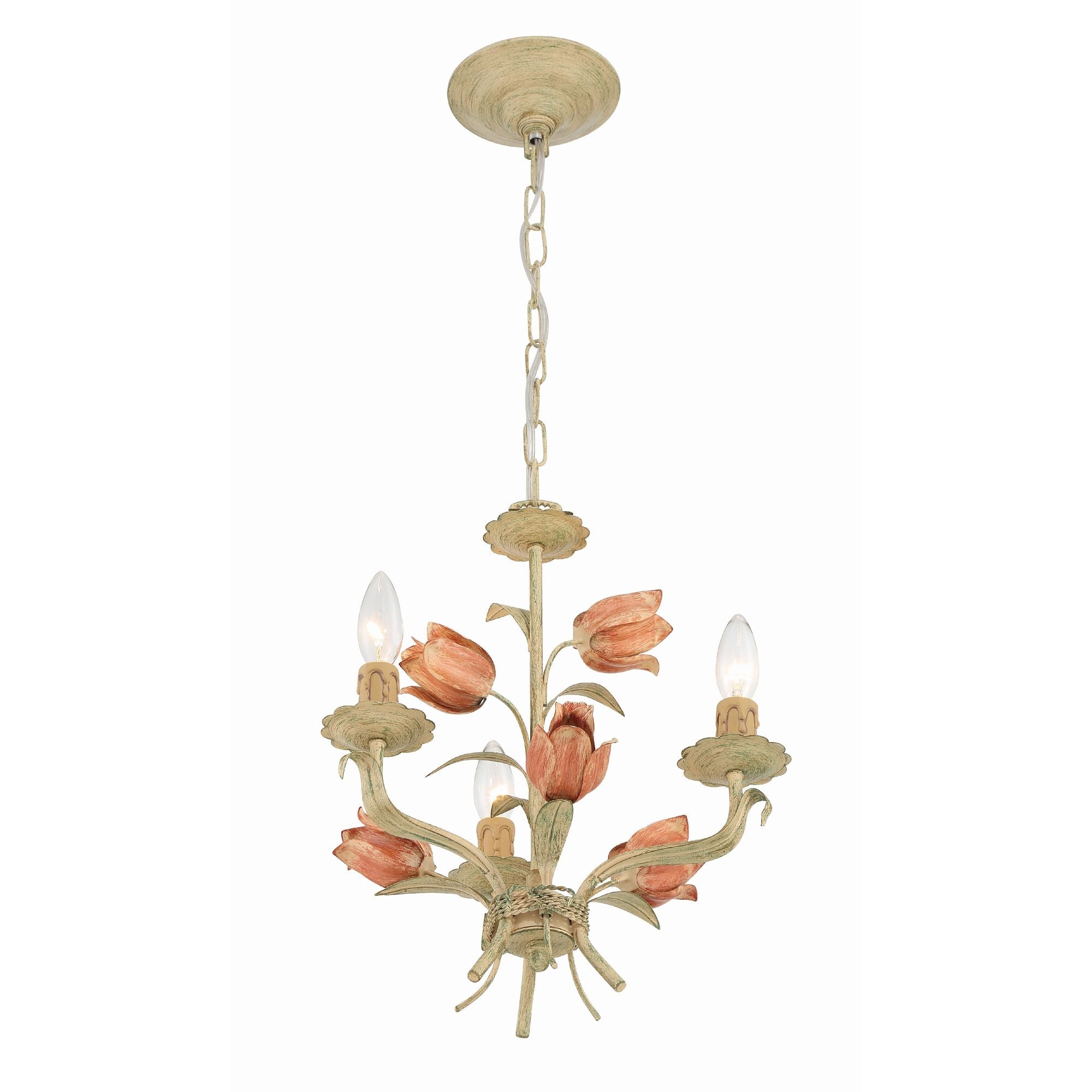Cacaryra Classique Art Sage Rose Métal Lustre