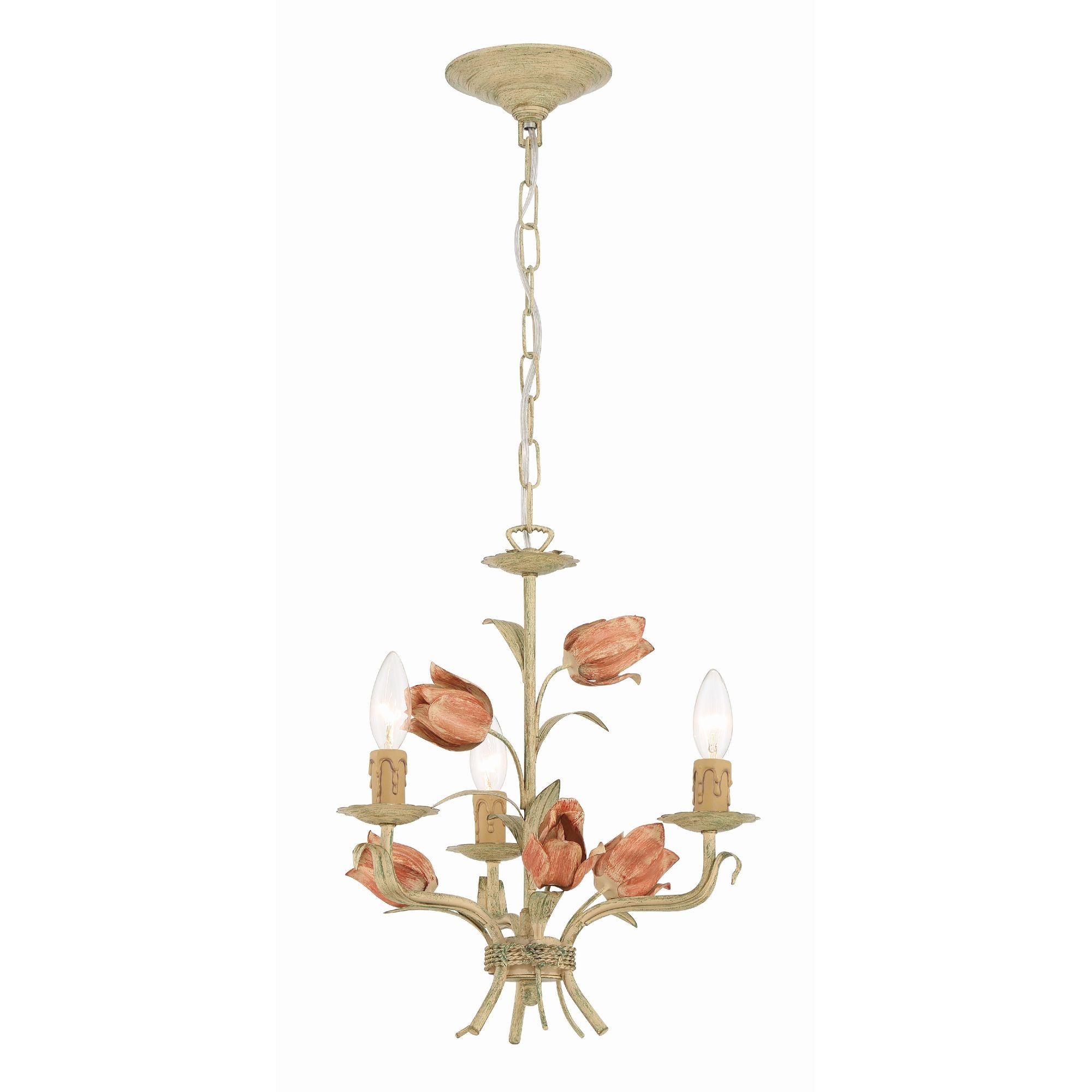 Cacaryra Classique Art Sage Rose Métal Lustre