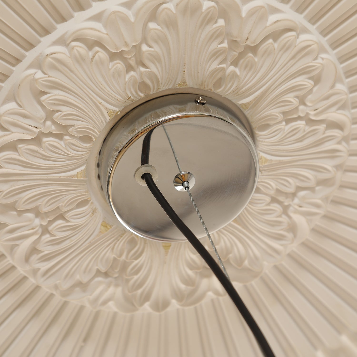 Sowden Suspension Cône Bleu Anneaux Orange